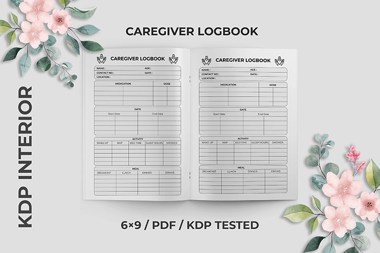 Caregiver Logbook KDP Interior