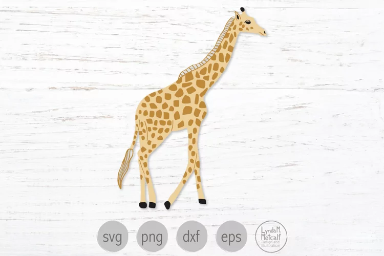 Giraffe Svg, Giraffe Png, Layered Giraffe Svg Cut File