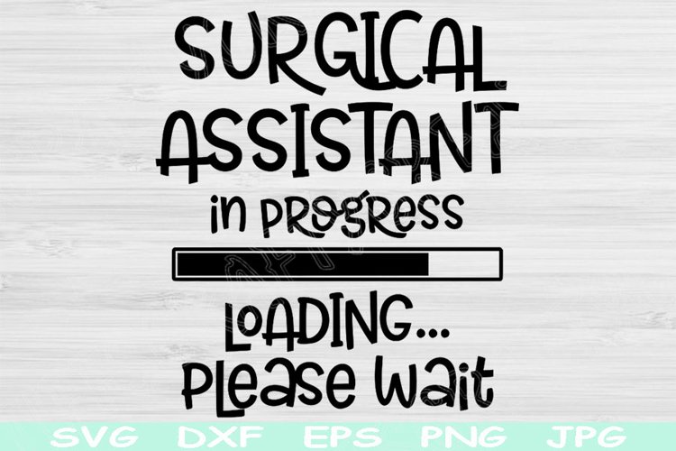 Surgical Assistant Svg In Progress Loading Please Wait Svg, example image 1