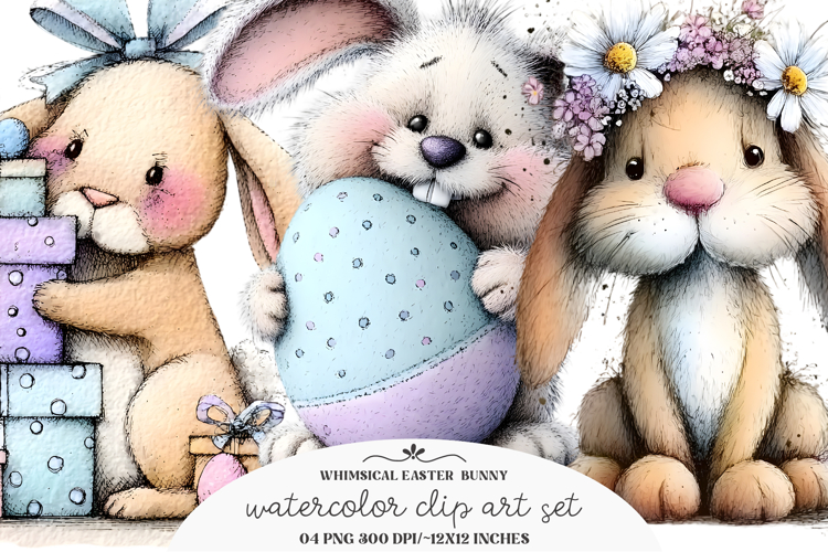 Easter Bunny Clipart Image 7