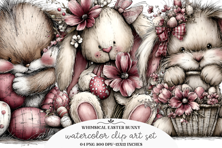 Cute Bunny Clipart Image 20