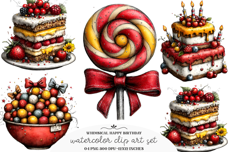 Whimsical happy birthday clipart - happy birthday Png