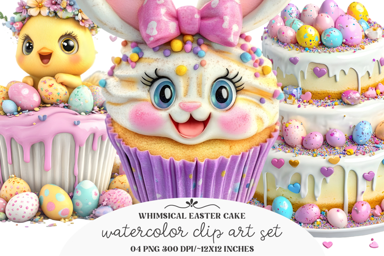 Easter Watercolor Clipart Image 18