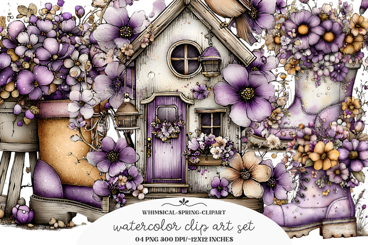 Whimsical Spring Clipart
