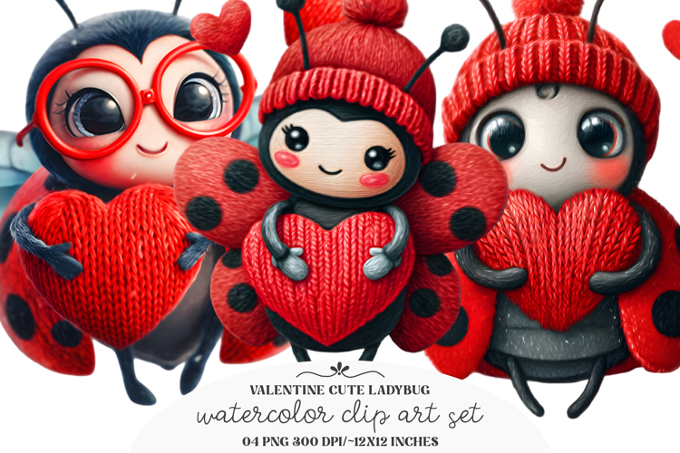 Cute Ladybug Clipart Image 6
