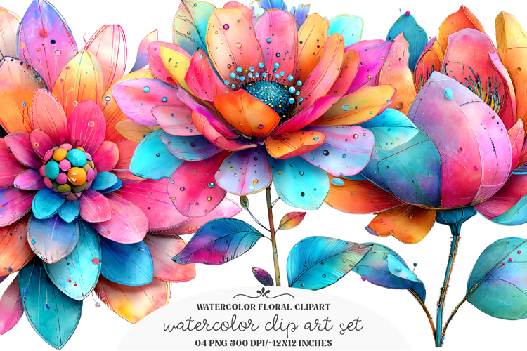 Spring Flowers Clipart Image 11