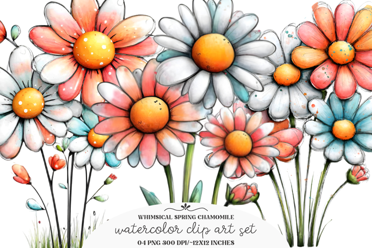 Spring Flowers Clipart Image 9