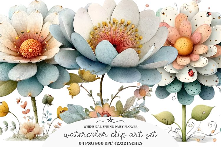 Flower daisy clipart