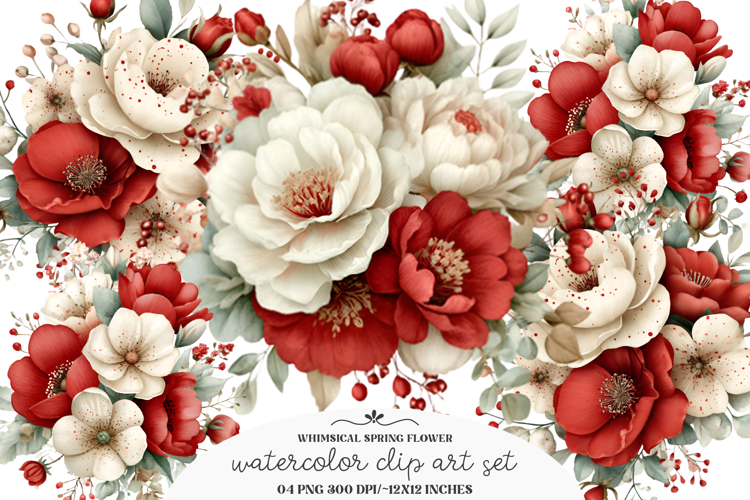 Spring Flowers Clipart Image 12