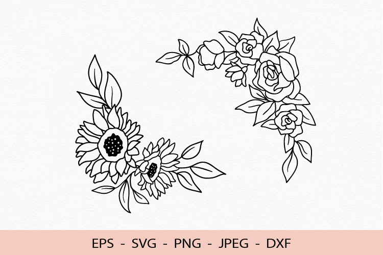 Floral Corner Svg Image 22