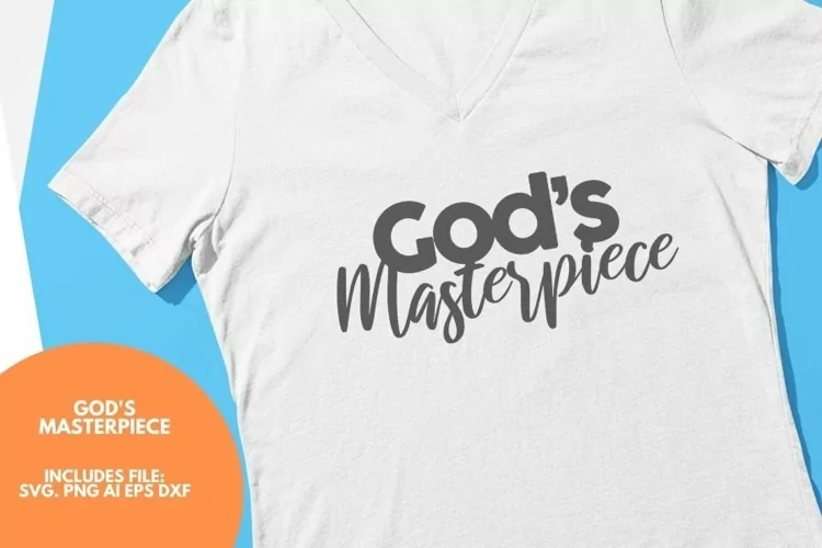God's Masterpiece Short Quote SVG