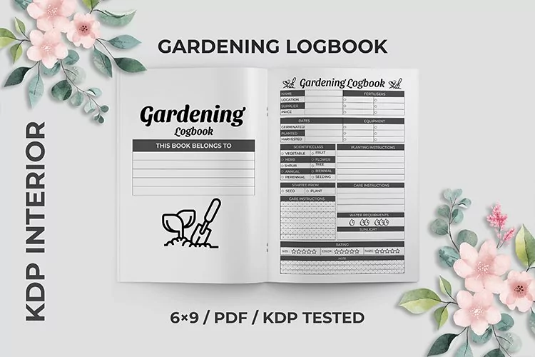 Gardening Logbook KDP Interior