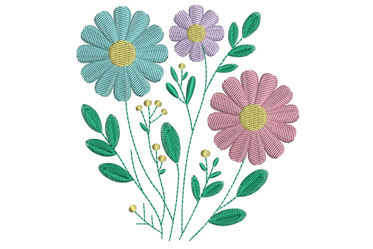Wildflower Embroidery Designs Image 3