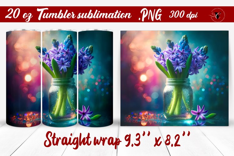 20 Oz Sublimation Tumbler Wrap Image 2