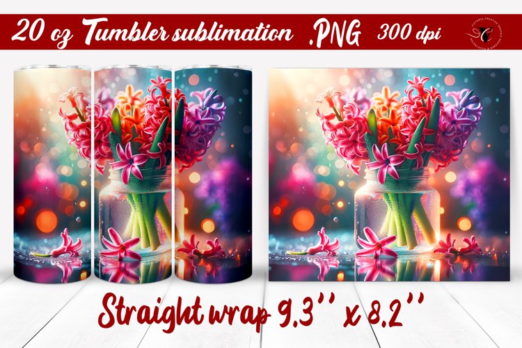 20 Oz Sublimation Tumbler Wrap Image 22