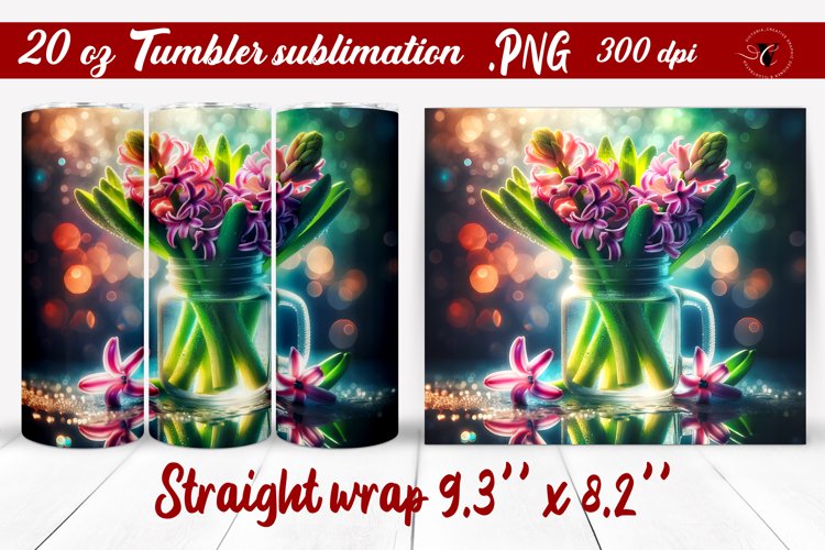 20 Oz Sublimation Tumbler Wrap Image 24