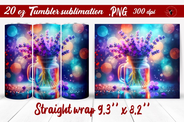 20 Oz Sublimation Tumbler Wrap Image 18