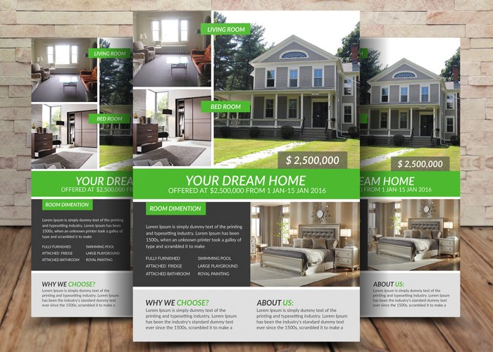 House For Sale Flyer Design example image 1