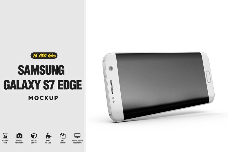 Samsung Galaxy s7 Edge Mockup example image 1