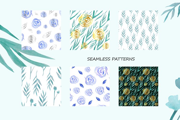 Watercolor Leaves Clipart