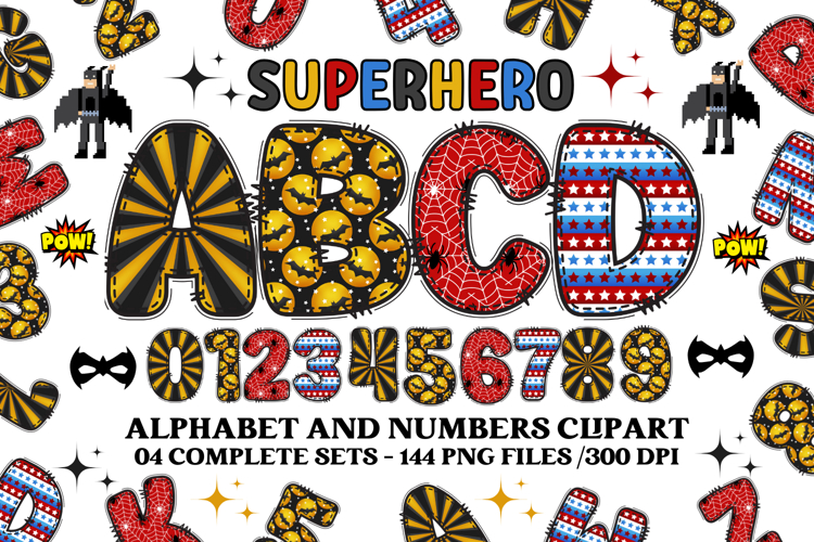 Superhero Alphabet Image 7