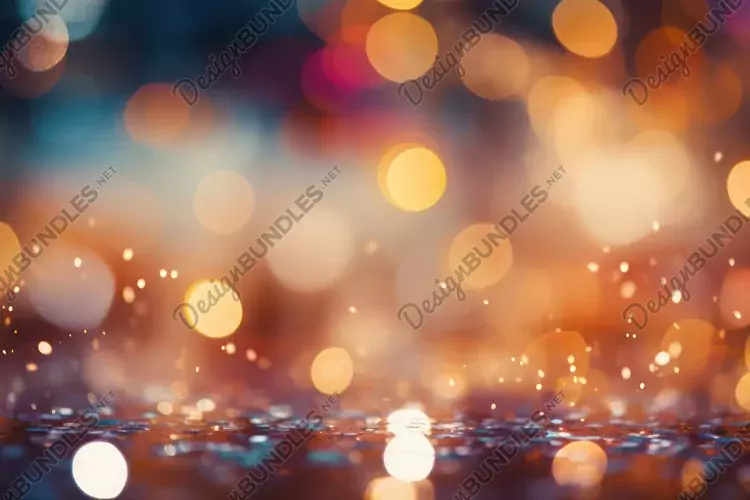Abstract Round Bokeh Background Wallpaper