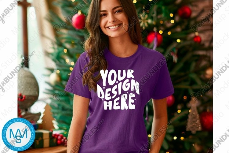 White Tshirt Mockup Image 22