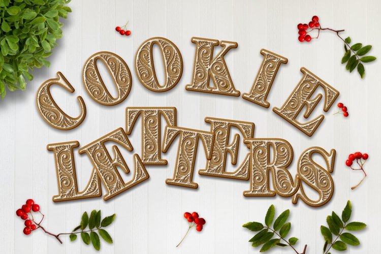 Cookie Alphabet ClipArt example image 1