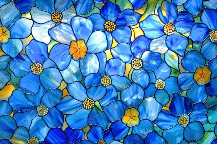 Stained Glass Texture Image 22
