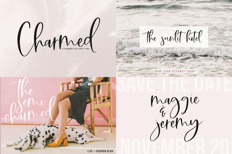 Crafty Font Bundle - 30 Handwritten Fonts for Crafters