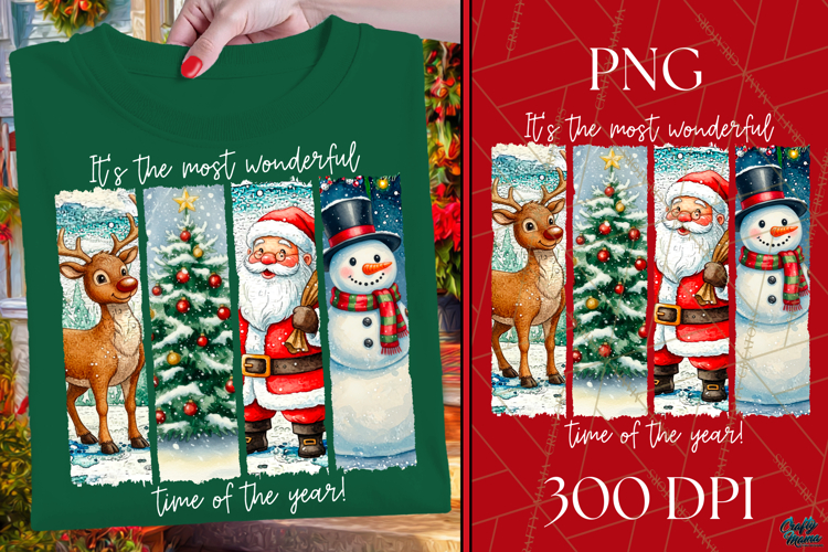 Wonderful Time Of The Year | Brush Stroke Christmas Png