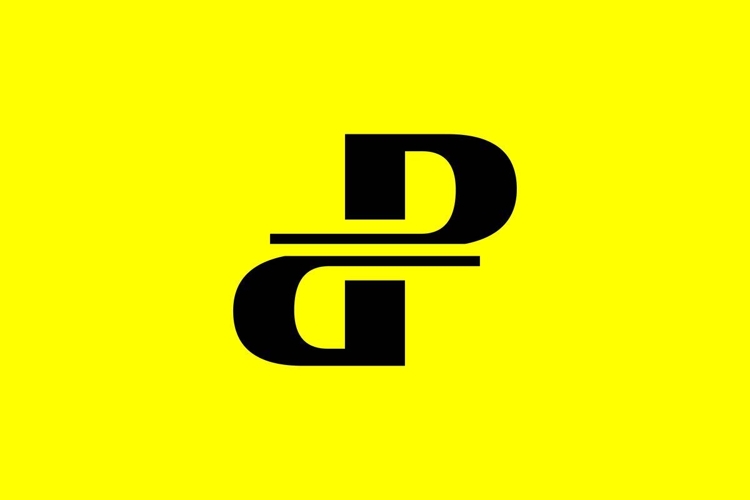 DG GD letter logo design.
