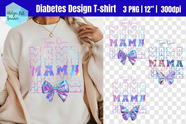 Type 1 diabetes | T-shirt PNG