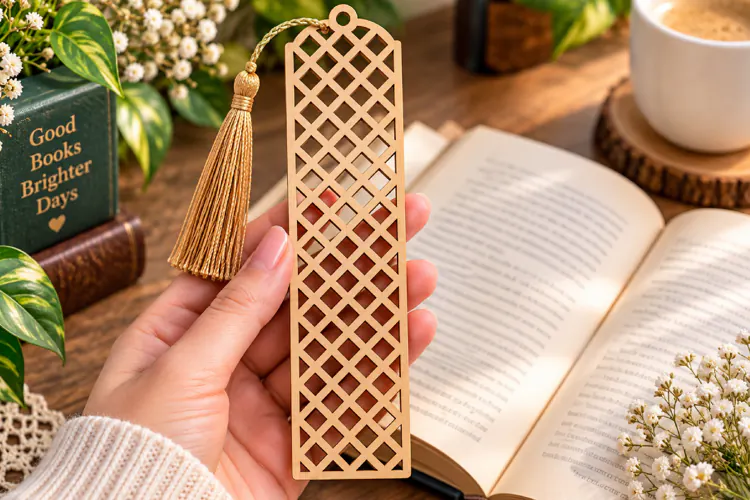 Diamond Bookmark SVG Laser Cut File