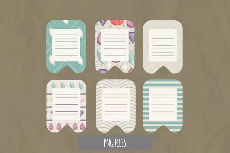 Diamond with Vintage Color Seamless Pattern Journaling Page