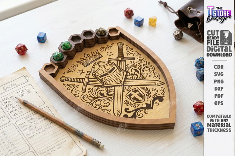 Dice Trays Laser Cut | Tabletop Gaming Accessories | Game