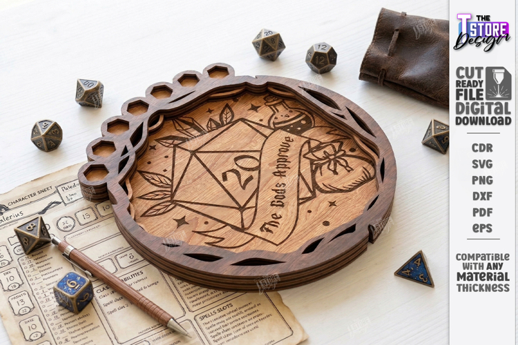 Dice Trays Laser Cut | Tabletop Gaming Accessories | Game