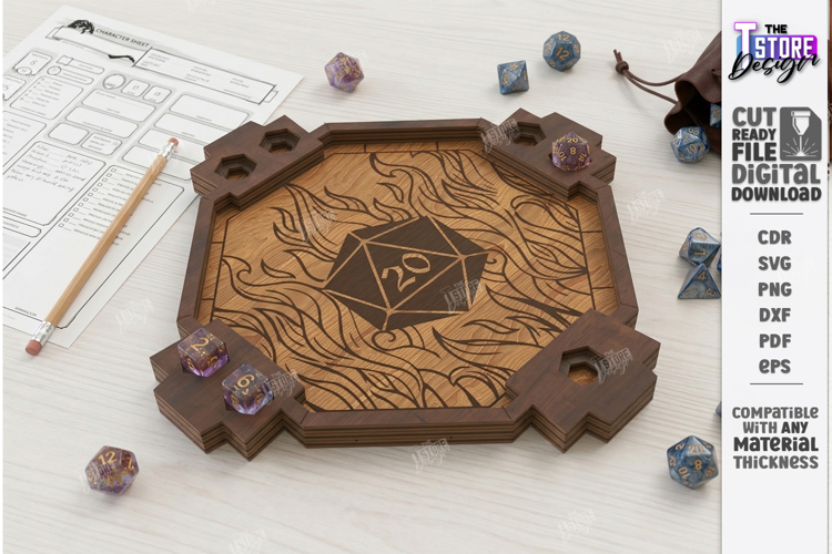 Dice Trays Laser Cut | Tabletop Gaming Accessories | Game