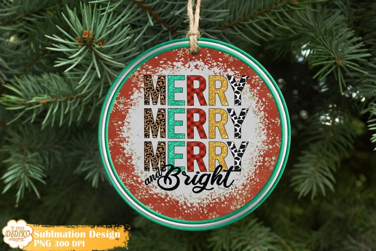 Christmas Ornament Sublimation Designs Image 8
