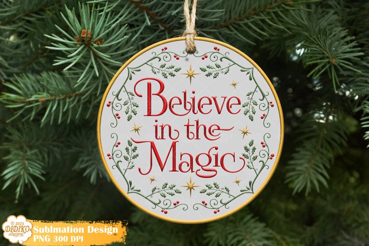 Christmas Ornament Sublimation Designs Image 24