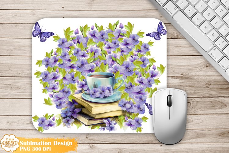 Flower Mouse Pad Png Sublimation, Farmhouse Mouse Pad Png