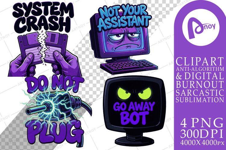Digital Burnout Sublimation example image 1