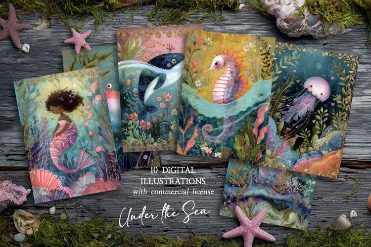 Under The Sea Postcard Set