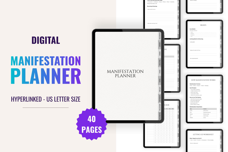 Digital Manifestation Journal | Goodnotes example image 1