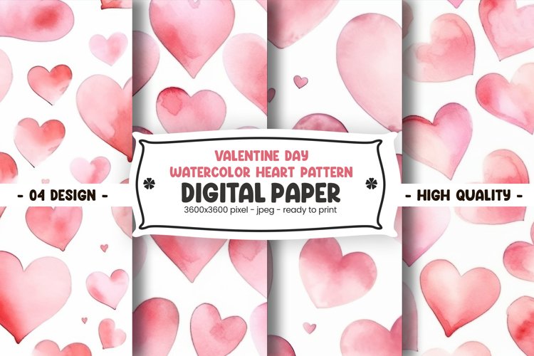Pink Hearts Clipart Image 6