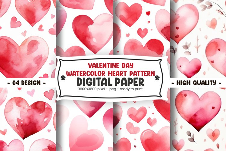 Pink Hearts Clipart Image 24