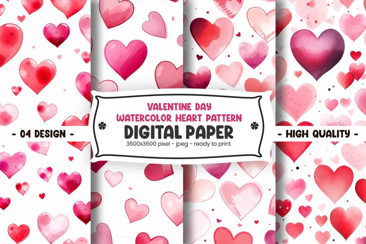Pink Hearts Clipart Image 4