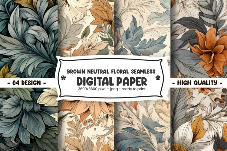 Floral Seamless Pattern Image 9