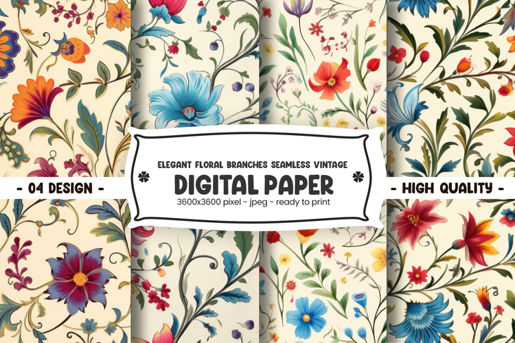 Floral Seamless Pattern Image 24