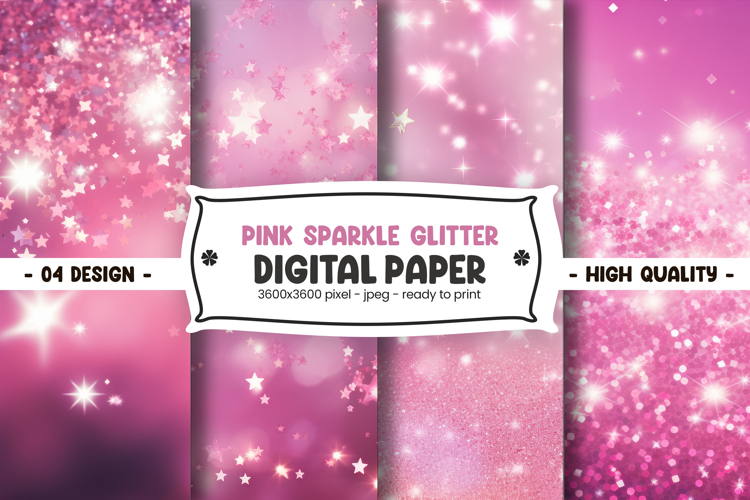 Pink Glitter Background